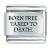 Born Free Laser Italian Charm