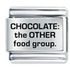 Chocolate Laser Italian Charm