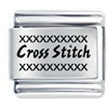 Cross Stitch Laser Italian Charm