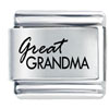 Great Grandma Laser Italian Charm