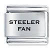 Steeler Fan Laser Italian Charm
