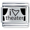 I Heart Theater  Laser  Italian  Charm 