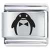 Bow Tie Penguin Laser Italian Charm