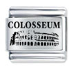 Italian Colosseum Laser Charm
