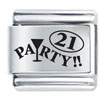 21  Party  Laser Italian Charm