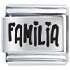 Familia  Hearts  Laser Italian Charm