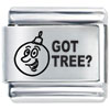Got Tree Christmas Ornament Laser Italian Charm