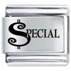 Shopping Slogan Laser Italian Charm