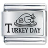  Thanksgiving  Turkey Laser Italian Charm