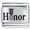 School Honor Laser Italian Charm