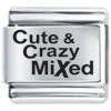 Cute And Crazy Mixed Laser Italian Charm