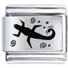 Beach Lizard Laser Italian Charm