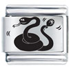 Musical Rattlesnake Laser Italian Charm
