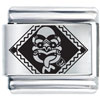 Animal Fish Face Laser Italian Charm