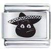 Mexican Cat Laser Italian Charm