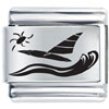  Summer  Sea Sailing Laser Italian Charm
