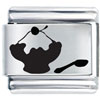 Ice Cream Sundae Laser Italian Charm