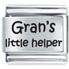 Grans Little Helper Laser Italian Charm