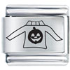 Pumpkin Sweater Laser Italian Charm