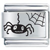 Scary Spider Laser Italian Charm