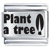 Plant A Tree  Laser  Italian Charm