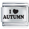 I Love Autumn Laser  Italian  Charm