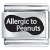 Allergic To Peanuts  Laser  Italian  Charm 