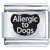 Allergic To Dogs  Laser  Italian  Charm 