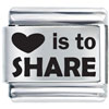laser - Love Is To Share  Laser  Italian Charm