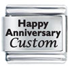 Custom Heart And Snowflakes Laser Italian Charm