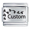 Custom Christmas Lights Laser Italian Charm