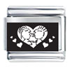 Laser Couple Kissing In  Love   Italian   Charm 