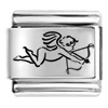 Angel Cupid Shotting Love Laser Charm Laser Italian Charm