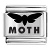 Moth Italian Charms  Laser  Italian Charm