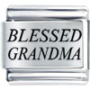 Blessed Grandma Italian Charm Laser