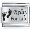 Relay For Life Laser Italian Charm