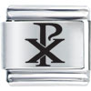 Greek Symbol(christ) Laser Italian Charm