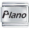 Plano Laser Italian Charm