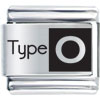 Type O Laser Italian Charm