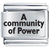 Culture A Community Of  Power  Laser Italian Charm Bracelets  ... 