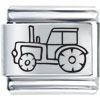 Tractor Laser Italian Charm