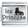 Ice Princess Laser Italian Charm