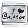 I Heart(love) Orland Laser Italian Charm