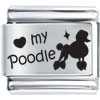 My Poodle Laser Italian Charm