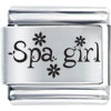 Spa Girl Laser Italian Charm