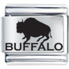 Buffalo Laser Italian Charm
