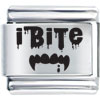 I Bite Laser Italian Charm