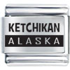 Ketchikan Alaska Laser Italian Charm