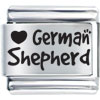 German Shepherd Laser Italian Charm