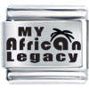  Culture  My African Legacy Laser  Italian  Charm Bracelets  ... 